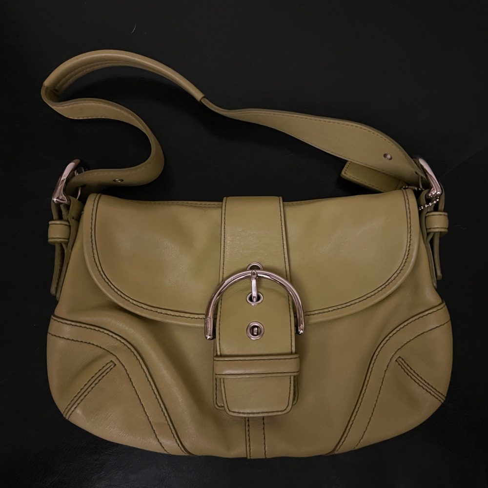 Coach Soho Bag Style 9247 in Sage Green - Practically Mint Condition